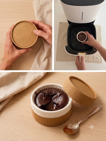 Coulant de chocolate negro