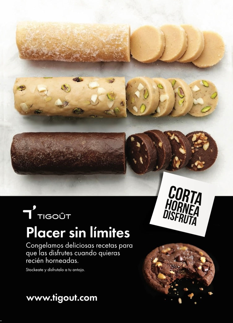 Cookie roll de chocolate blanco con pistacho (hasta 16 unidades)