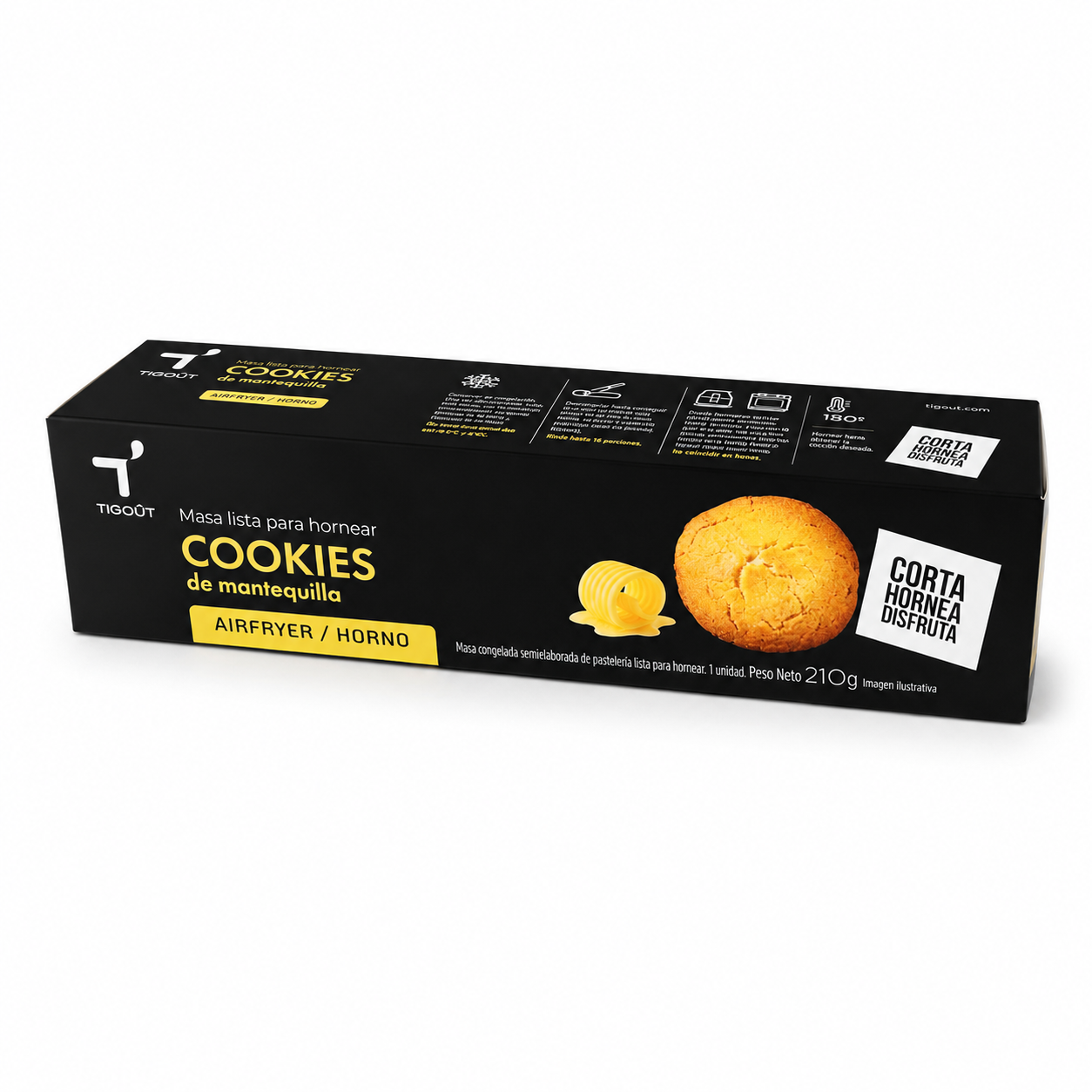 Cookie roll de mantequilla (hasta 16 porciones)