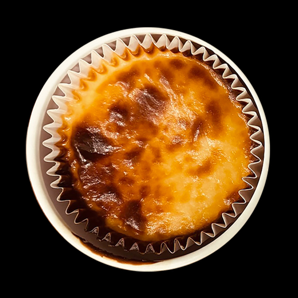 Tarta de queso estilo Vasco