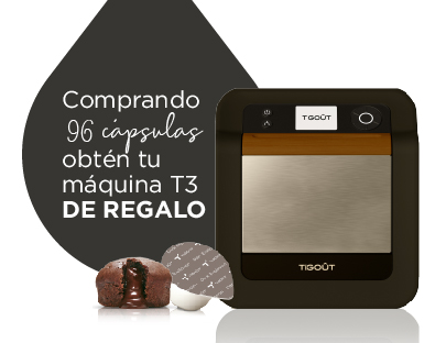 165€ en Rolls = Máquina TIGOÛT T3 FREE